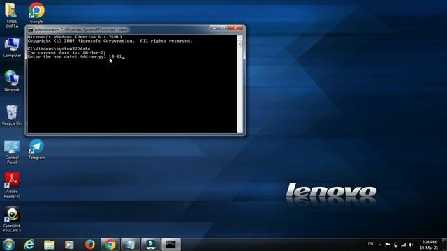 (Fixed) Date and Time Changes with CMD Windows 7|| Part 3 смотреть онлайн