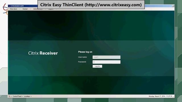 Citrix Easy ThinClient 1 смотреть онлайн