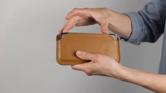 Кожаный чехол для Iphone коричневый смотреть онлайн