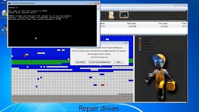 How to Defrag Windows 7 Free with PC Speed Warrior смотреть онлайн