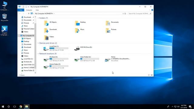 Windows 10: Accessing DocuShare Drive After Initial Setup смотреть онлайн