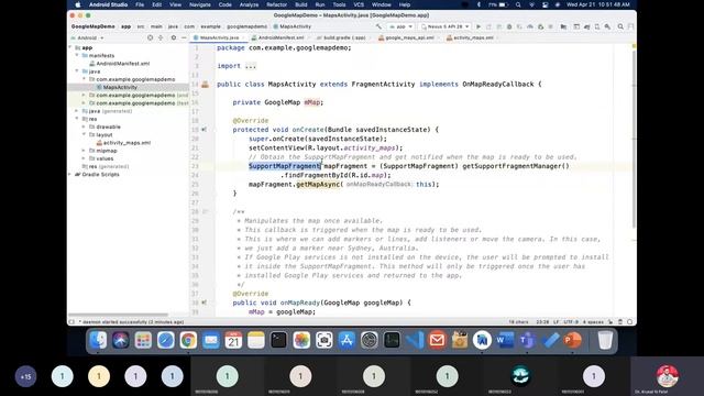 Mobile Application Development-Lecture 25 How to get Google API free and Draw Google Map Applicatio смотреть онлайн