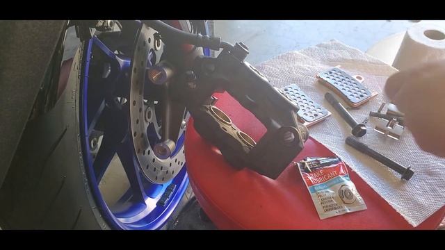 2021 Yamaha MT 09 SP Brake Pad upgrade anyone can do! and SNOW! смотреть онлайн