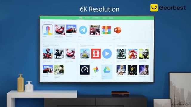 Q96 Smart TV Box with 2.4G Voice Remote buy online смотреть онлайн