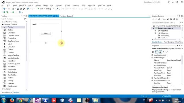 UserControl in c#.net смотреть онлайн