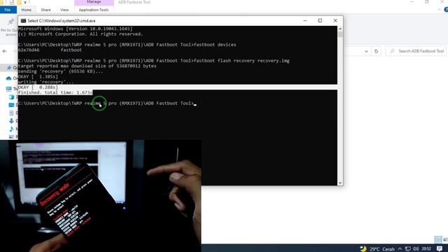Install TWRP Realme 5 Pro (RMX1971) смотреть онлайн