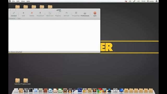 DESATUALIZADO - Como transferir dados entre Linux Ubuntu e o Android - gMTP смотреть онлайн