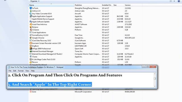 How To:Fix The iTunes Installation Problem On Windows 7 Hindi-Urdu смотреть онлайн