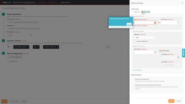 BMC Helix Operations Management (BHOM) - How to create blackout policy? смотреть онлайн