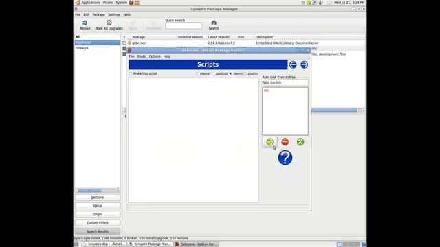 Debreate 0.7 alpha - Packaging a Pre-Compiled .deb смотреть онлайн