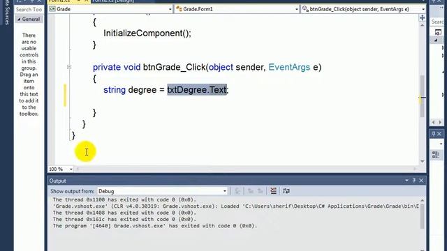 006-C# Tutorials : If else if (Grade Application) смотреть онлайн
