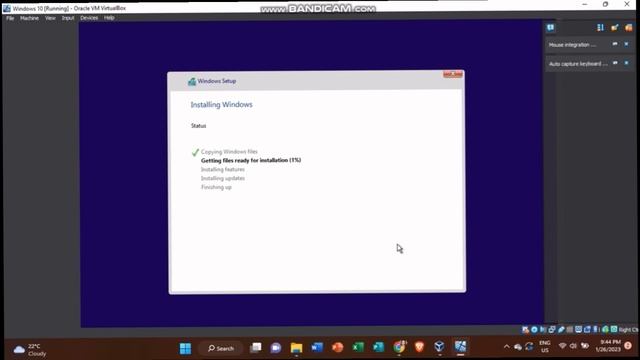 Rañeses & Cureg | Installing Windows 10 using virtual box смотреть онлайн