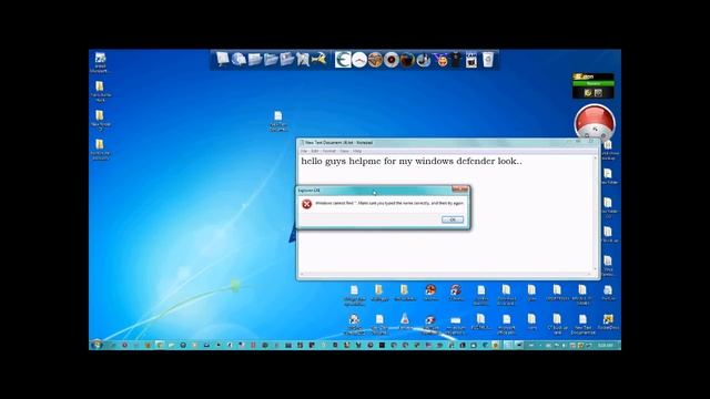 windows defender error.wmv смотреть онлайн
