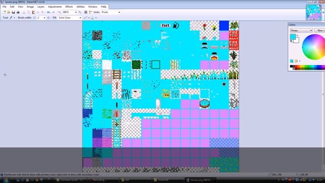 How to Make your own texturepack in Minecraft 1.8.1 (Paint.Net) смотреть онлайн