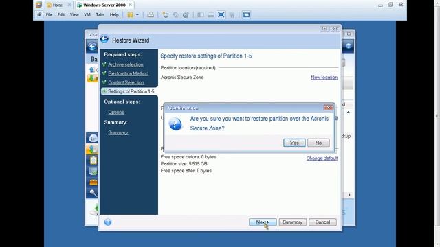 WİNDOWS SERVER 2008 DE ACRONİS TRUE İMAGE смотреть онлайн
