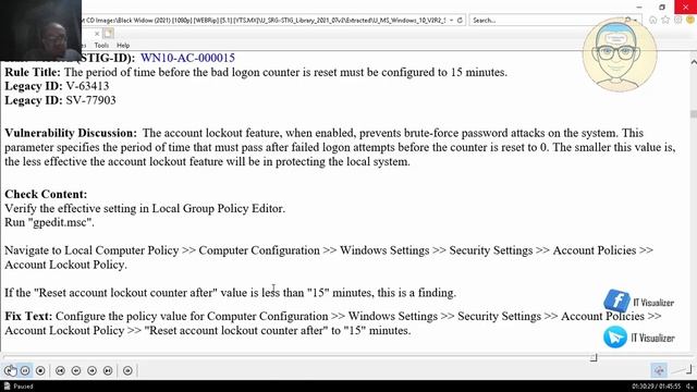 19-Windows 10 Security Technical Implementation Guide Version: 2 Release: 2 04 May 2021 Part 3 смотреть онлайн