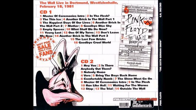 Pink Floyd 1981 02 18 Dortmund d1t10 What Shall We Do Now смотреть онлайн
