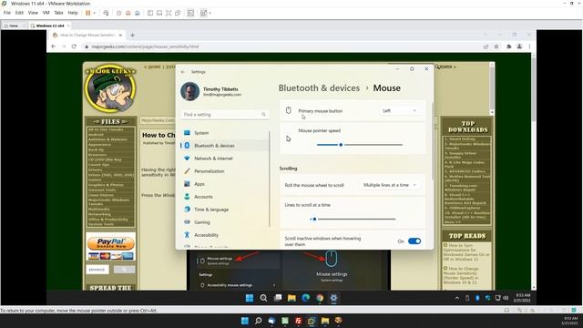 How to Change Mouse Sensitivity Pointer Speed in Windows 10 & 11 смотреть онлайн