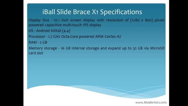 iBall Slide Brace X1 Specifications Review смотреть онлайн