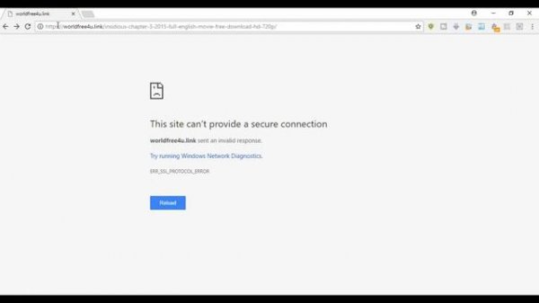 Fix This site can't provide a secure connection (Solved)