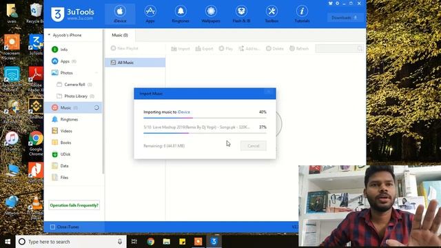 How to transfer copy music & video PC and iPhone using 3uTool (malayalam) смотреть онлайн