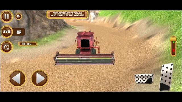 Village Farming Tractor Simulator 2022 -Level 5 Harvest Tractor Farm Games - Android Gameplay смотреть онлайн