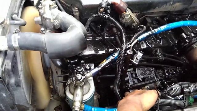 4hl1 converted to mechanical inline injection pump and injector смотреть онлайн