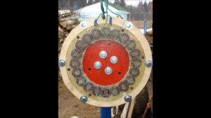 Ветрогенератор ||  Аксиальный  генератор 20 полюсов  Этапыостройки Март 2009г .