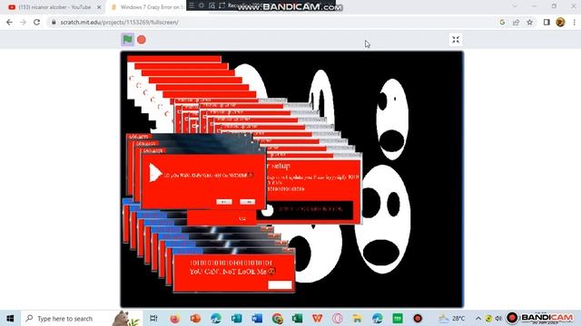 WIndows 7 Horror edition Crazy error in scratch™ смотреть онлайн