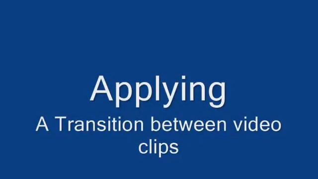 Windows Movie Maker: adding transitions between video clips - part 3 смотреть онлайн