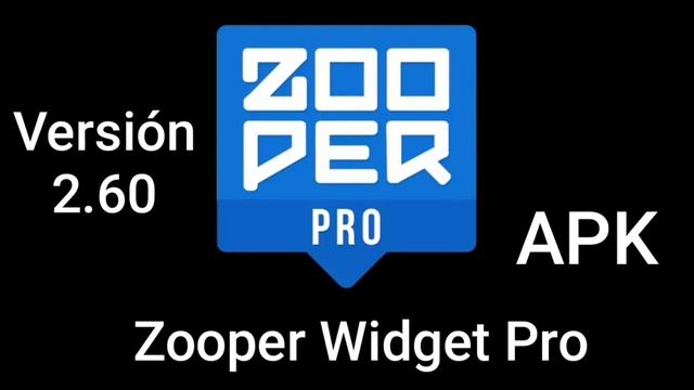 Zooper Widget Pro APK Versión 2.60 Para Android смотреть онлайн