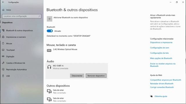 Como CONECTAR a CAIXINHA de SOM no PC ou NOTEBOOK via BLUETOOTH смотреть онлайн