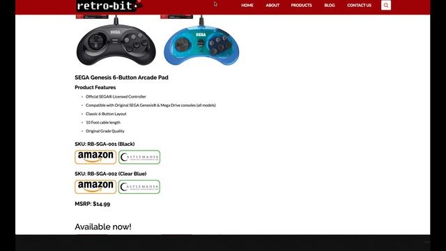 RetroBit and Sega Collaboration - New Controllers 2019 and (Hopefully) a Genesis "Clone" Console смотреть онлайн