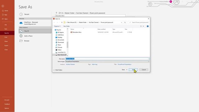 Password protect edits on PowerPoint 2021 смотреть онлайн