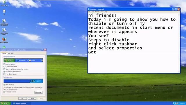 how to disable most recent documents in windows xp017 смотреть онлайн