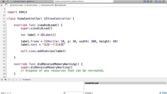 S008.01 - iOS 应用基础 swift版 第1集 смотреть онлайн
