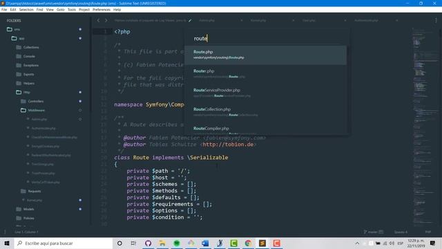 Aplicar middleware admin a la ruta de log viewer en Laravel 5.8 смотреть онлайн