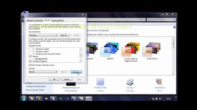Windows 7 Tips : How to Change Breakpoint Hit Sound (Program Events) смотреть онлайн