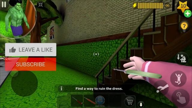Scary Teacher 3D New Teacher Hulk Gameplay Walkthrough (IOS ANDROID) смотреть онлайн