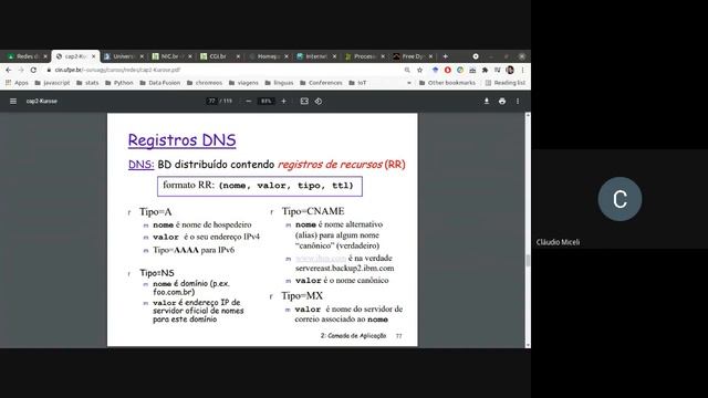 Aula de Redes de Computadores para ECA dia 12/04 смотреть онлайн
