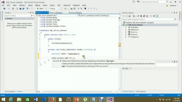 How To populate DataGridView From DataTable In C# | Visual Studio