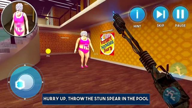 Scary School Teacher 3D - Android Game #1 | Shiva and Kanzo Gameplay смотреть онлайн