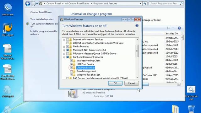 ACTIVE LPD AND LPR IN WINDOWS 7 смотреть онлайн