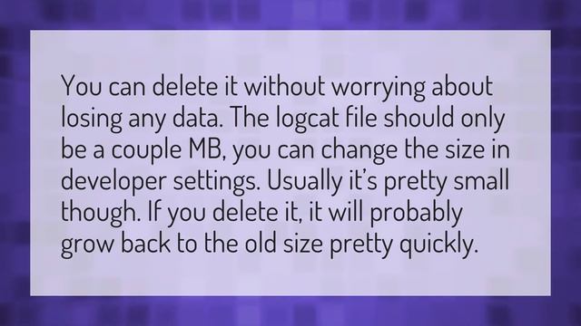 What happens if you delete Dumpstate Logcat? смотреть онлайн