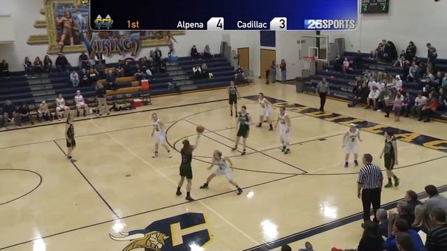 High School Girls' Basketball 01/22/16: Alpena @ Cadillac (Pt 2) смотреть онлайн