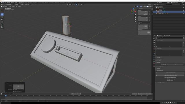 Blender to Substance to Unity - Creating an Interactive Control Console - Part 1 - Blender смотреть онлайн