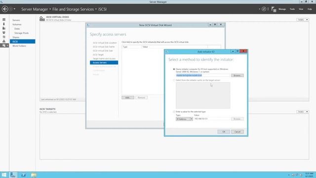 Configuring iSCSI Storage Server On Windows Server 2012 смотреть онлайн