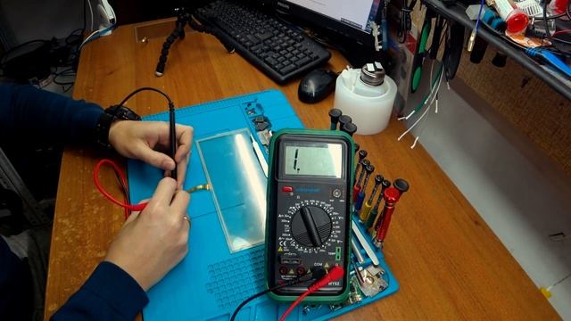 Как проверить резистивный тачскрин мультиметром | SERVICEMAN смотреть онлайн