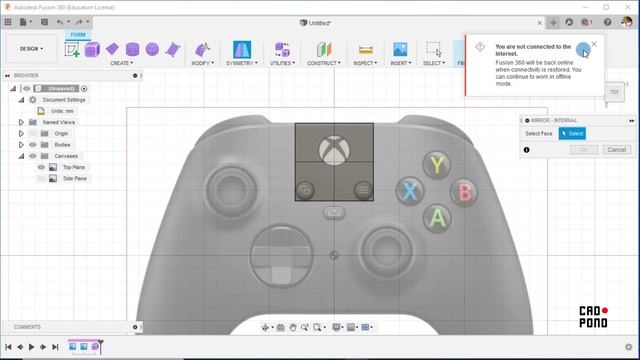 Fusion 360 for Beginners | X-BOX Series X Controller | Part 1 смотреть онлайн