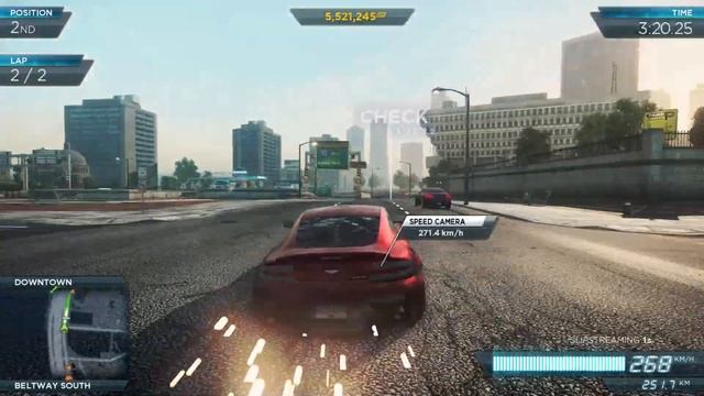 How I Lost Emmerson Beltway Race driving Aston Martin V12 Vantage | NFS Most Wanted 2012 | M13 смотреть онлайн